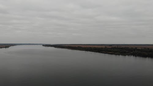 Overcast over River and Plains