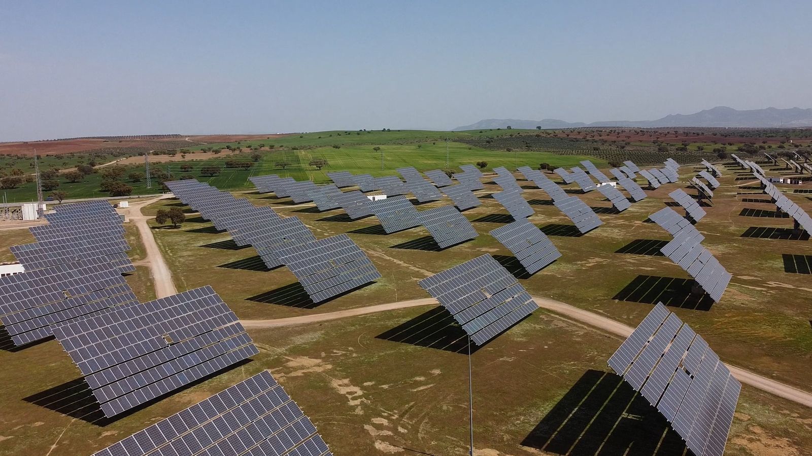 Drone Footage of Solar Farm Free Stock Video Footage, Royalty-Free 4K ...