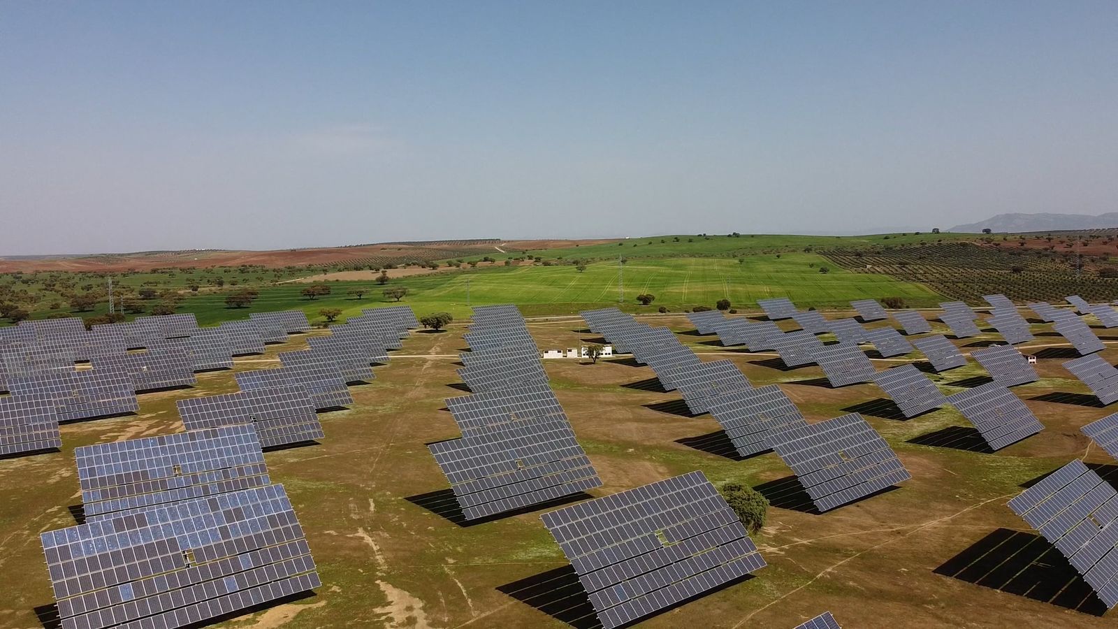 Drone Footage of Solar Farm Free Stock Video Footage, Royalty-Free 4K ...
