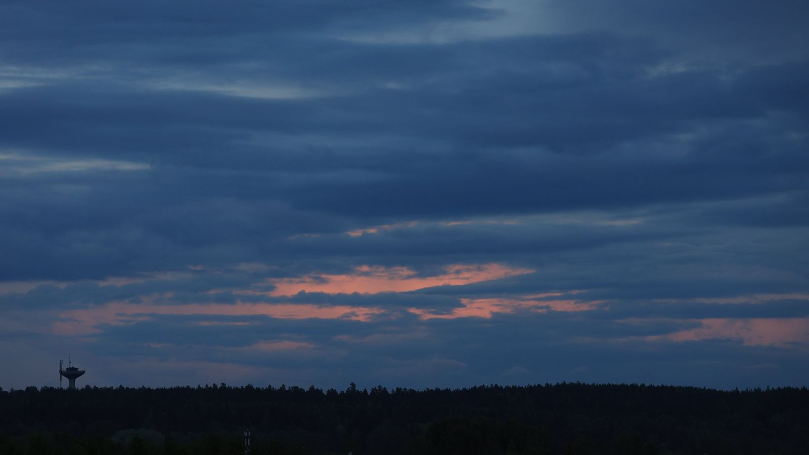 Time Lapse of Clouds Moving above Land at Sunset Free Stock Video ...