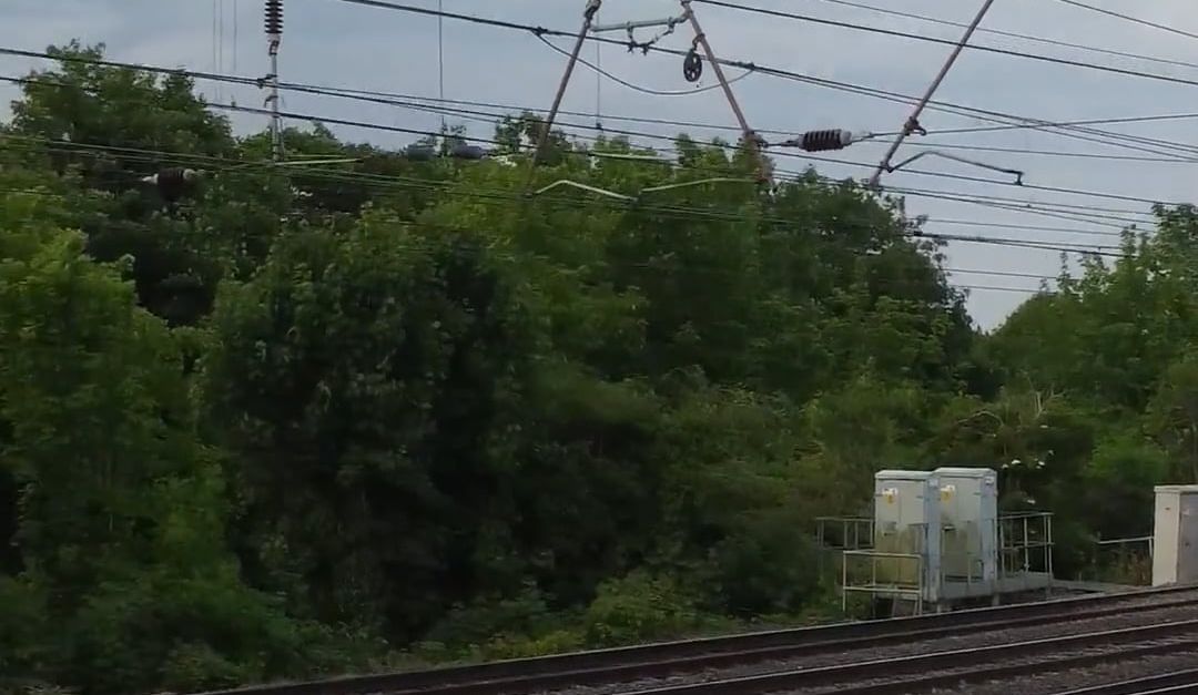 Radroachhd Train Video Railway Tracks in City Drone Footage Free Stock Video Footage, Royalty ...