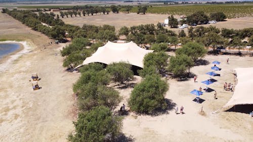 Drone Video of a Music Festival Tent in Cape Town