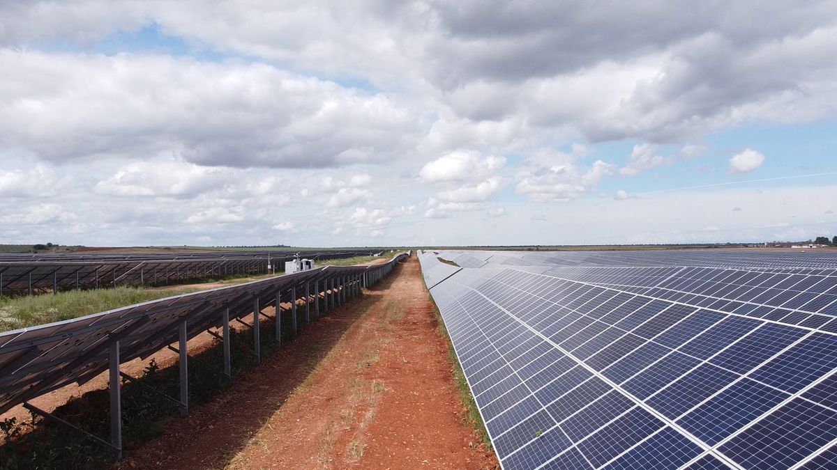 Drone Footage of Solar Farm Free Stock Video Footage, Royalty-Free 4K ...