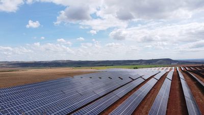 Drone Footage of a Solar Farm Free Stock Video Footage, Royalty-Free 4K ...