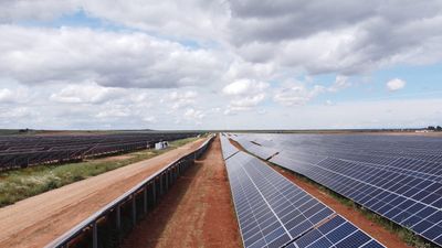 Drone Footage of Solar Farm Free Stock Video Footage, Royalty-Free 4K ...