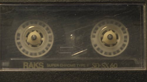 Close up View of a Vintage Cassette Player 