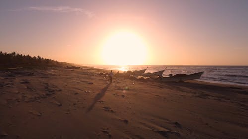 Sunrise over Beach