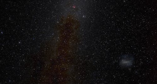 Footage of the Space with a Field of Stars