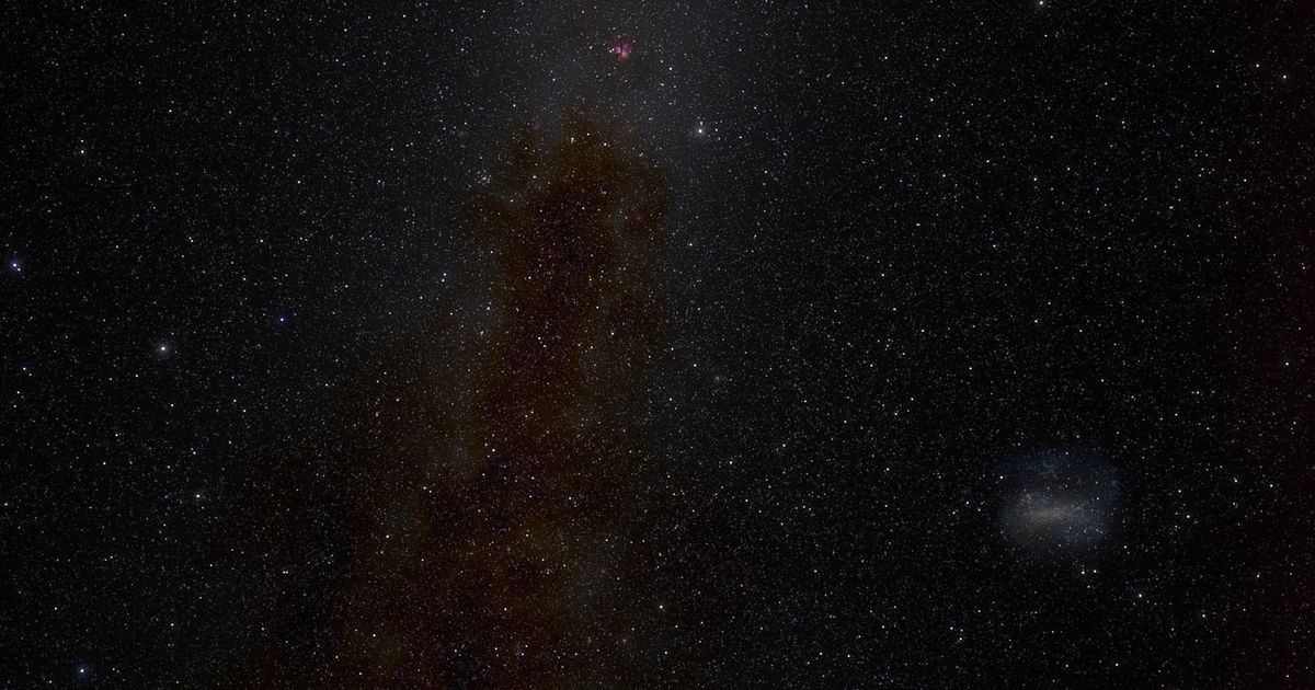 footage of the space with a field of stars 12336940