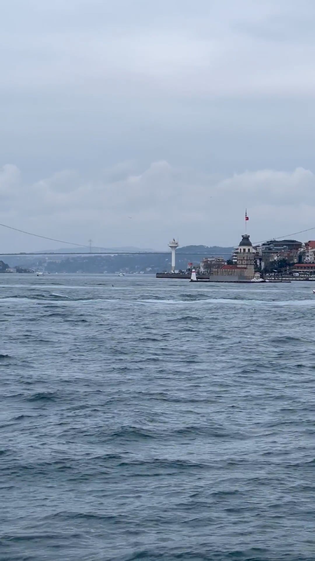 Sailing with View on Kiz Kulesi in Istanbul Free Stock Video Footage ...