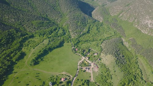 Clear Sky over Landscape