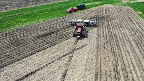 Tractor on Field