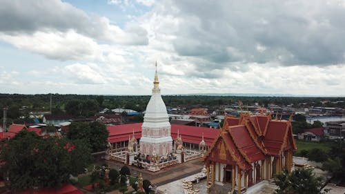 Vista Panoramica Del Famoso Punto Di Riferimento Della Thailandia