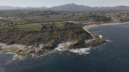 Drone Footage of Sea Shore