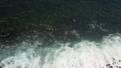 waves on sea shore