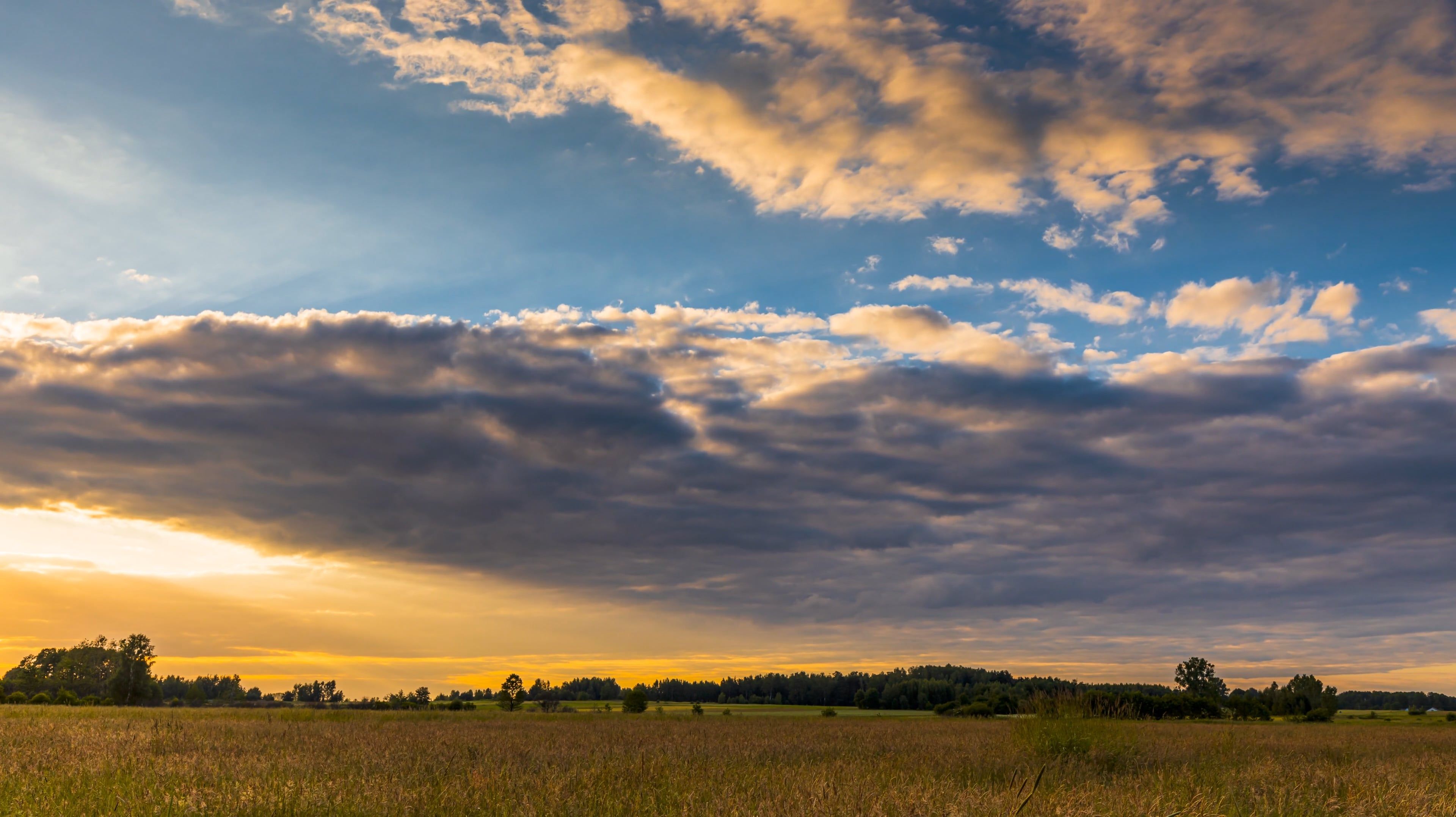 Time Lapse of Clouds Moving in Sky Free Stock Video Footage, Royalty ...