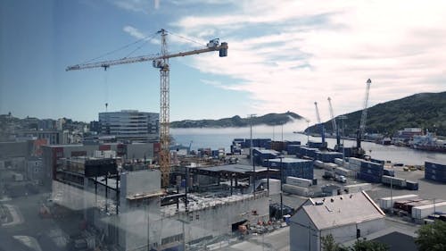 Hyperlapse Footage of a Container Port