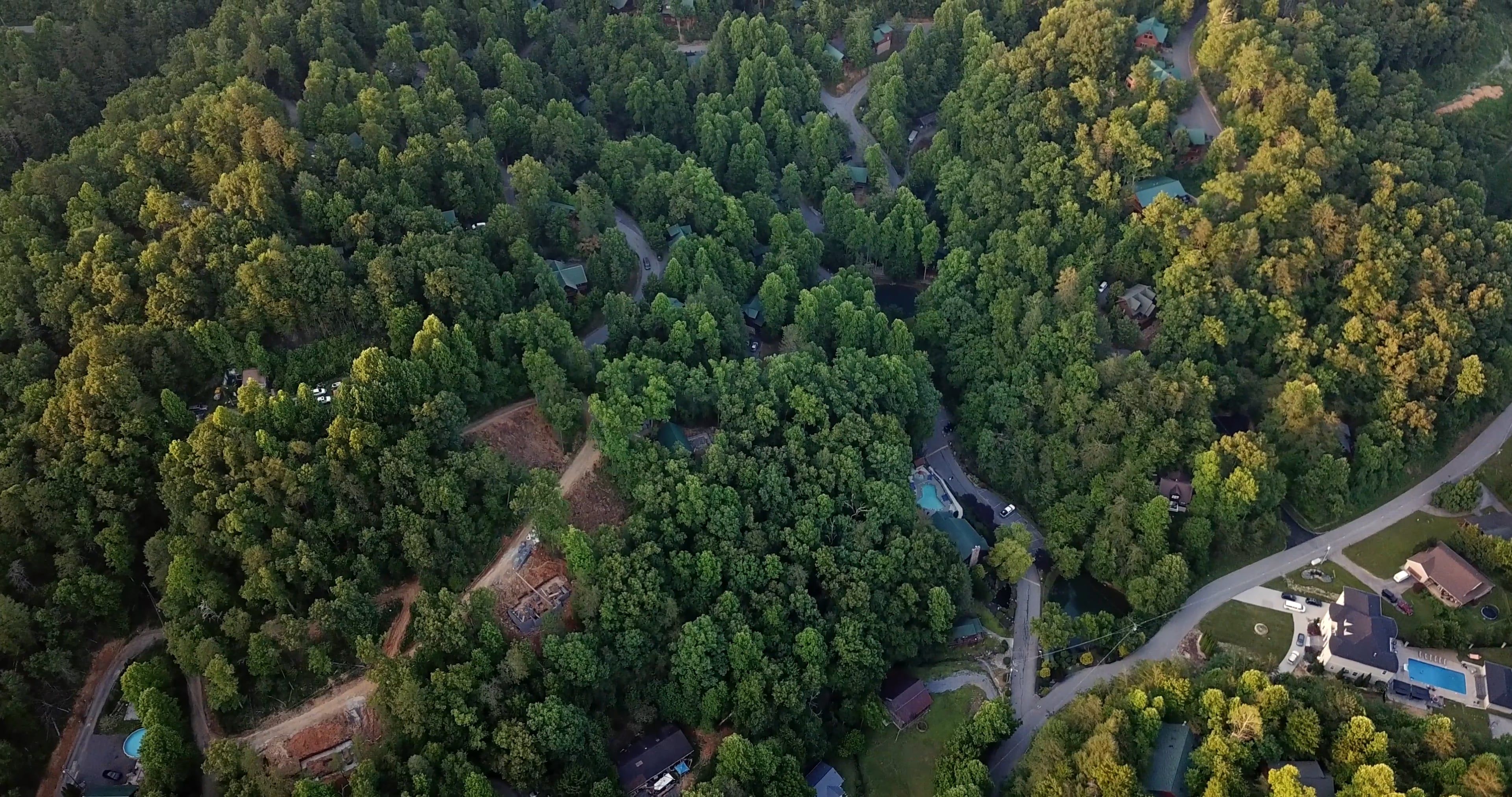 drone shot of buildings in a forest 12590058 — free pexels stock footage