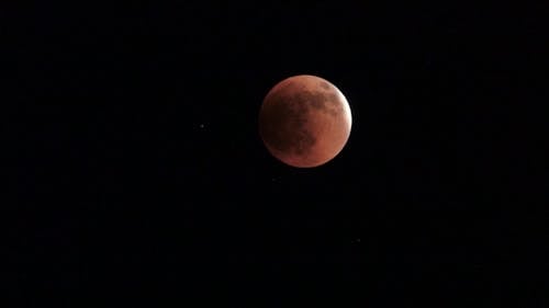 Moon in the Sky at Night