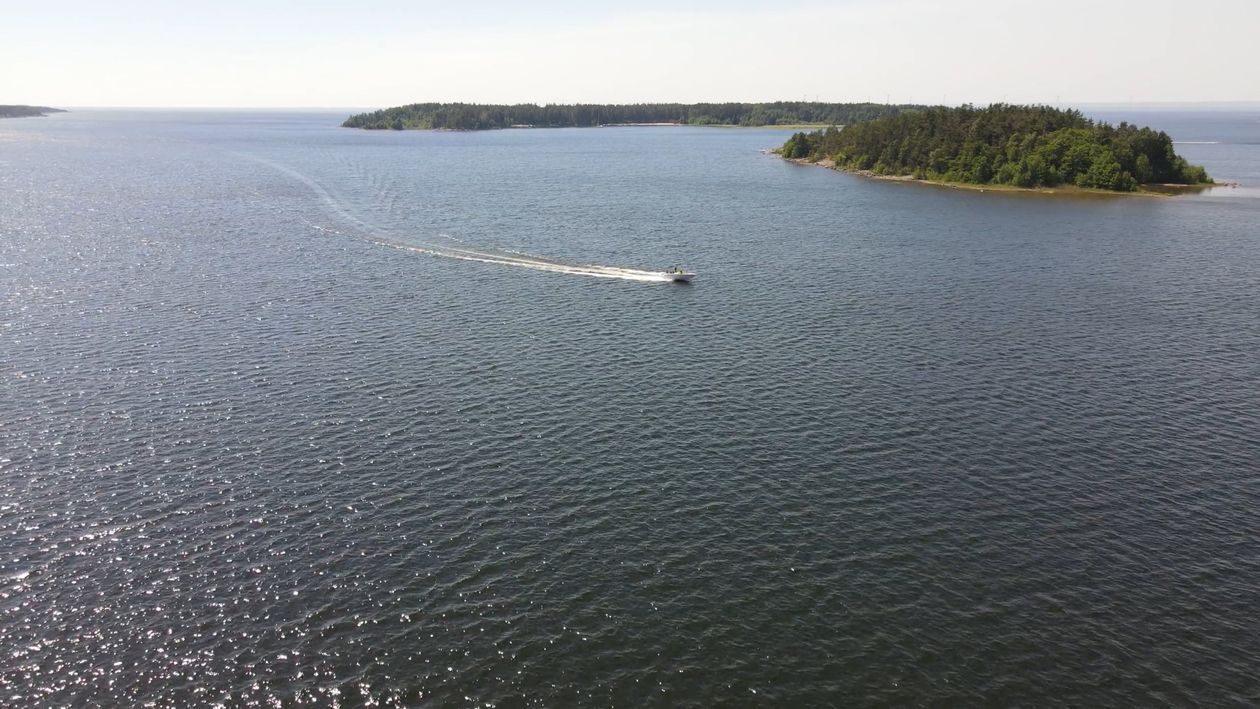 Motorboat Seen From a Drone Free Stock Video Footage, Royalty-Free 4K ...
