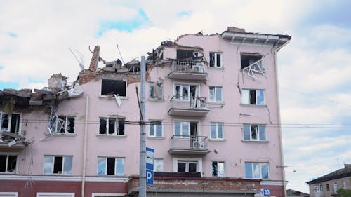 Damaged and Bombed Building