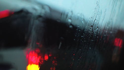 Rain over Car Window