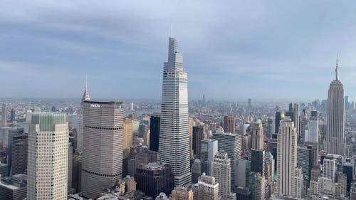 Birds Eye View of New York City, USA