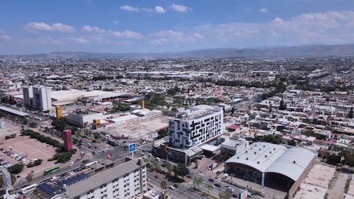 Drone Footage of a City