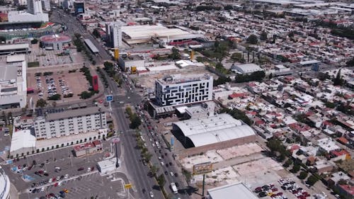 Aerial Hyperlapse of a City