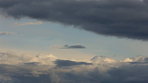 Time Lapse of Clouds and a Blue Sky