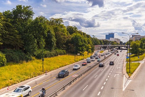 Cars on Highway