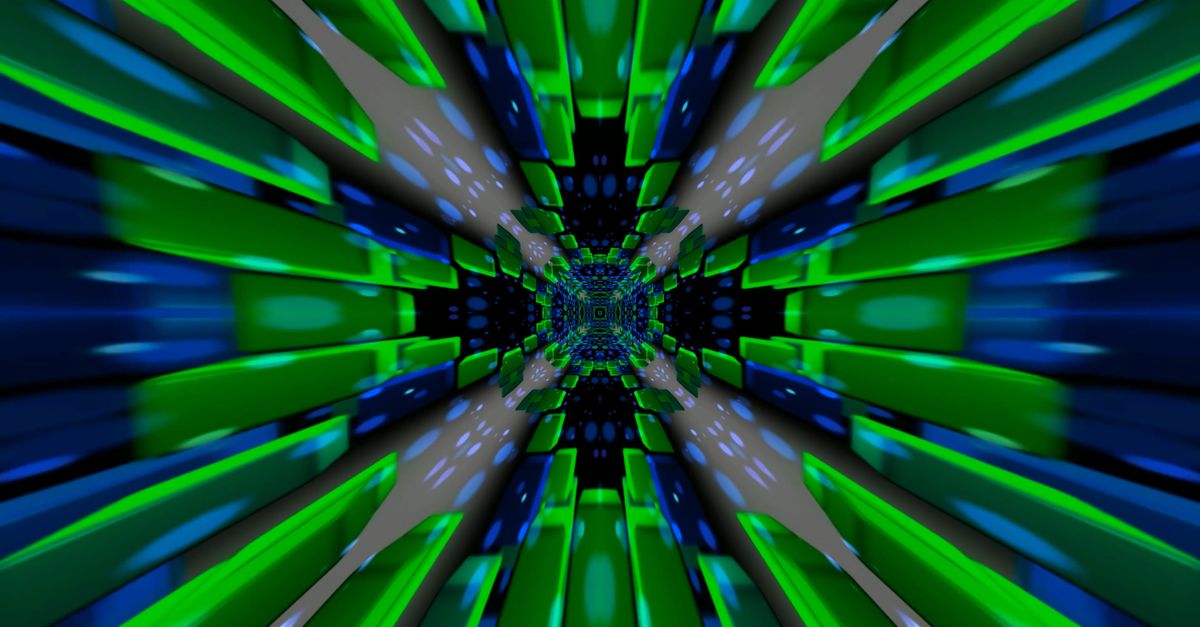 Abstract CG Animation with Changing Shapes Free Stock Video Footage ...