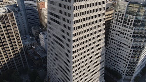 Drone Shot of a Skyscraper, San Francisco, California, USA