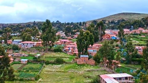 Drone Footage of a Village