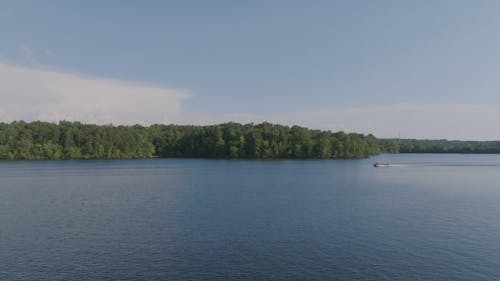 Motorboat on Lake