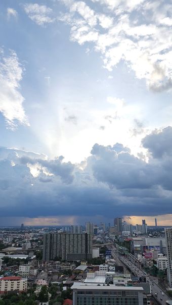 城市风景早上天空高清视频高清视频视频素材