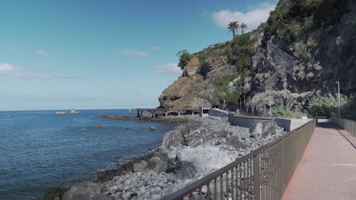 Walking by the Sea on Madeira Island 