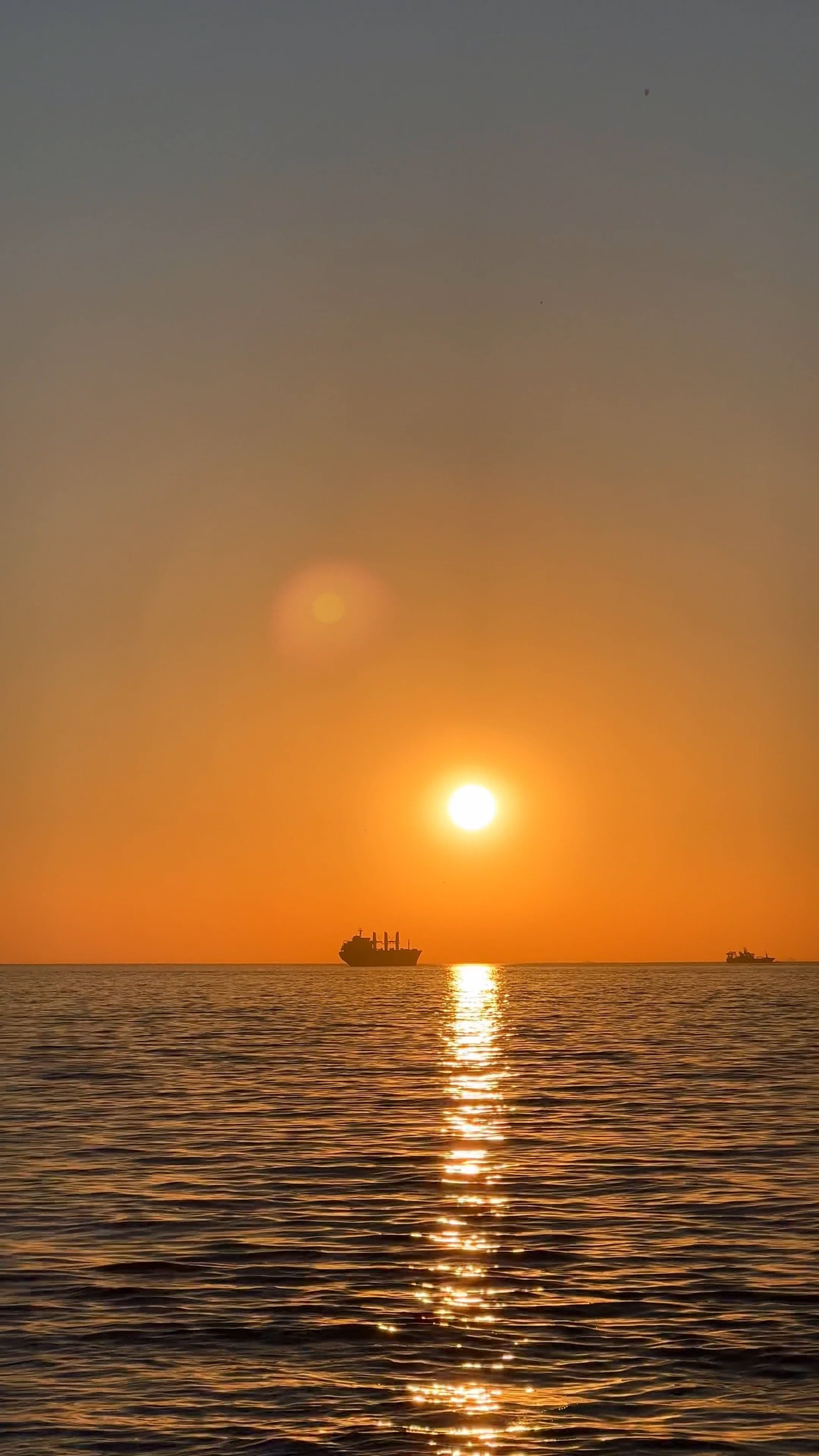 A Boat in the Ocean During Sunset Free Stock Video Footage, Royalty ...