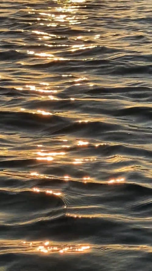 Sunlight Reflections on the Sea Surface