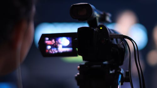 Close up View of a Person Using a Video Camera Free Stock Video Footage ...