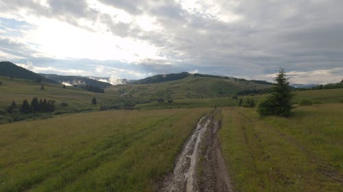 Clouds over Ground Road