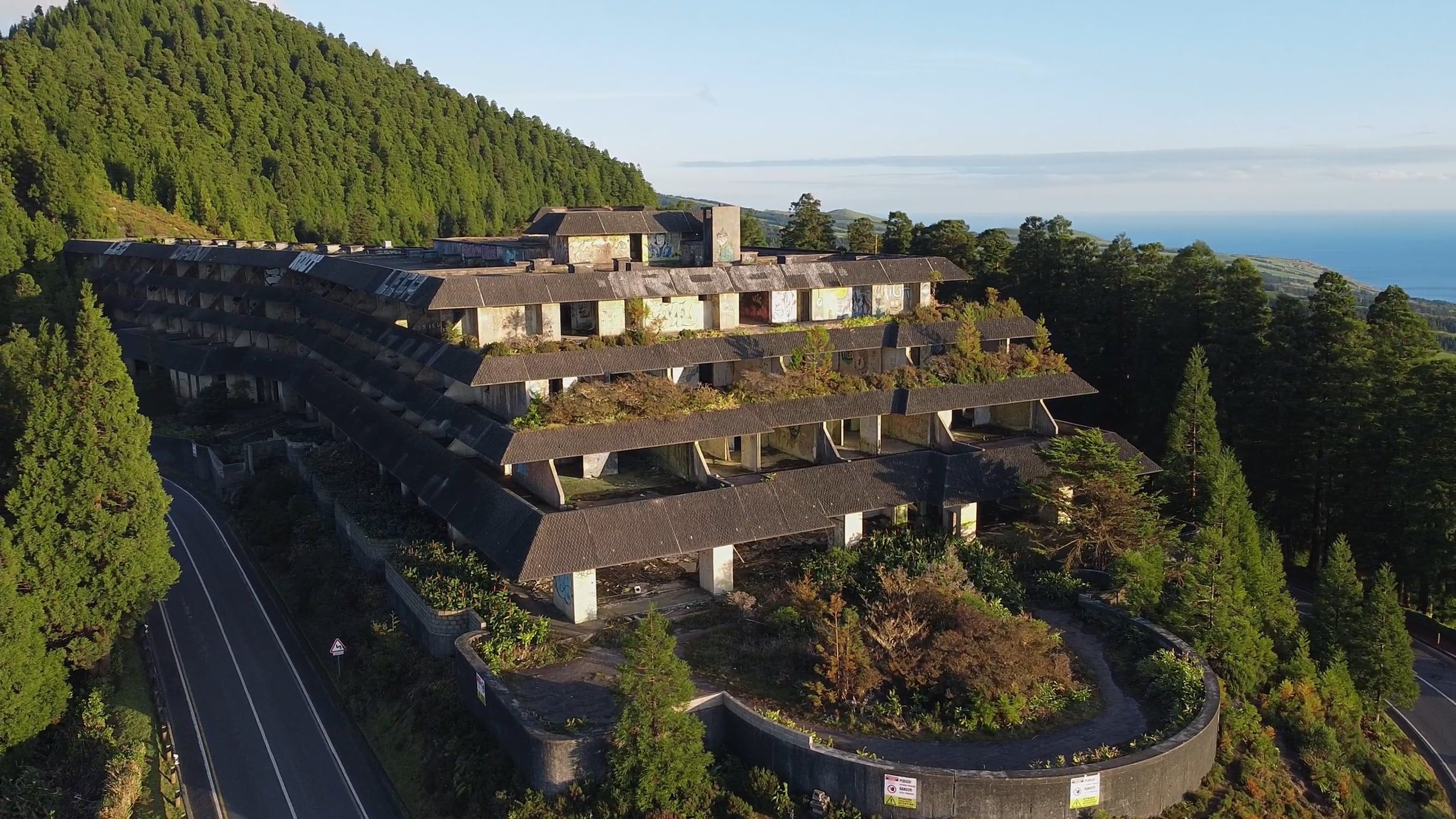 Monte Palace Hotel Ruins in São Miguel Island, Portugal Free Stock ...