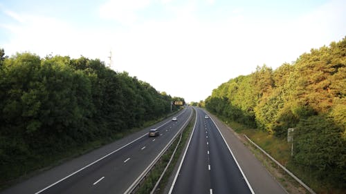 Hyperlapse of Traffic on Highway