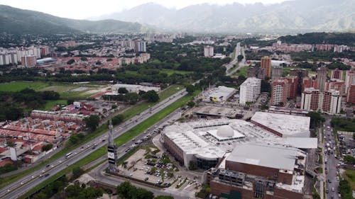 Drone Footage of the City of Valencia in Venezuela 