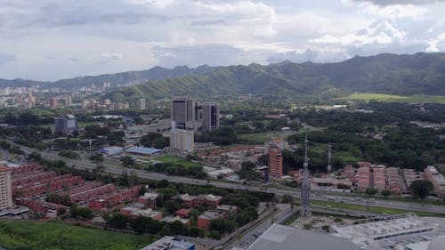 Drone Video of the City of Valencia, Venezuela