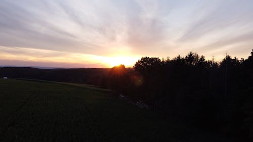 Sunset over Landscape