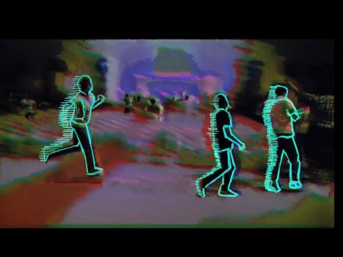 Animation of People Running