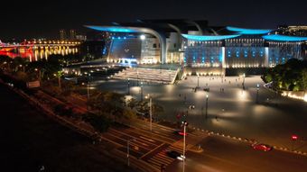 星海广场夜景免费下载高清视频视频素材视频素材