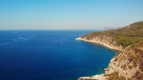 Ocean Shore in Birds Eye View