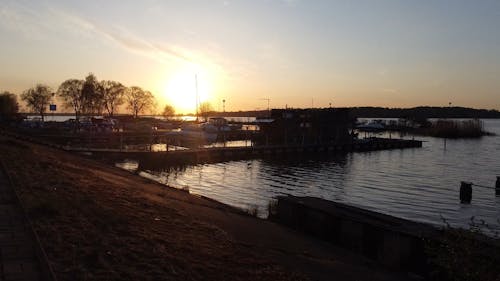 Sunset over Port on Lake